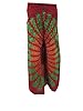 Harem Pants Red Green Boho Yoga Bellydance Gauchos