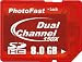 PhotoFast DualCore SDHC 8GB Class6 1年保証・日本語ブリスターパッケージ PF-DDRSDHC8GB