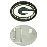 Green Bay Packers Classic Logo Belt Buckle (Measures 3" x 2.5")