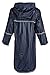 Kid's Rain Jacket:Big Girls Kids Waterproof Full Length Long Hooded Raincoat Jacket for Children - Blue (X-Large)