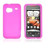 for HTC Droid Incredible Silicone Case Skin Cover PINK