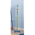 Children's Green Crayon Style Wooden Coat Rack Stand
