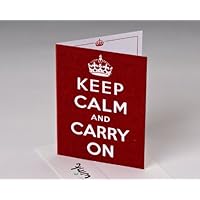 Keep Calm Blank Card