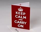 Keep Calm Blank Card