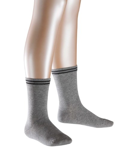 FALKE Unisex - Kinder Socke  10673 2 Friends SO, Gr. 31-34, Grau (light grey 3400) Preisvergleich