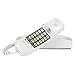 AT&T 210 Corded Phone, White, 1 Handset