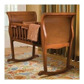 Brandy Sleigh Cradle by Green Frog Art