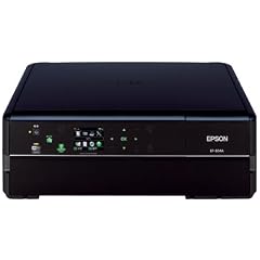 EPSON Colorio インクジェット複合機 EP-804A 有線・無線LAN標準対応 スマートフォンプリント対応 先読みガイド&カンタンLEDナビ搭載 6色染料インク ブラックモデル