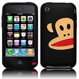 Online - iPhone 3G 3GS Black Protective Silicone skin case cover Paul Frank