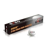 GOGO™ 3-Star 40mm Table Tennis Balls (6 balls per pack), Ping Pong Balls