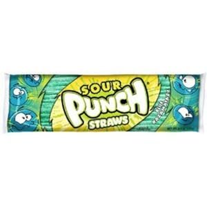 Amazon.com : Sour Punch Straws Blue Raspberry 4.5 Ounce ...