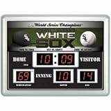 Chicago White Sox Clock - 14"x19" Scoreboard