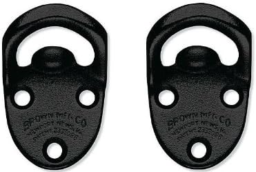 Black Cavalier Type Wall Mounted Bottle Opener, 2 Pack