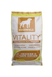 Dogswell Vitality for Dogs, Chicken & Oats Recipe Dry Dog Food, 22.5-Pound Bag