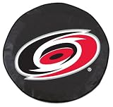 NHL Carolina Hurricanes Tire Cover (Black,Universal Small)