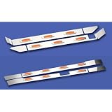 2003+ Volvo VN Cab Sleeper Extender Skirts Low Profile LED Lights by Dieter's