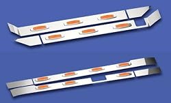 2003+ Volvo VN Cab/Sleeper/Extender Skirts Low Profile LED Lights