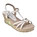 Girls' Xhilaration® Marlena Embroidered Wedge Sandals - Tan