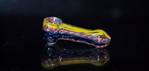 3" Peanut Hookah Extension Incense Burner Yellow Red Blue