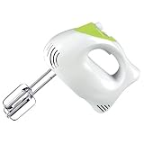 Team - M24G - Batteur fouets batteur et p&eacute;trisseur, 5 vitesses, turbo - Coloris blanc/vert