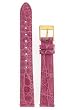 Watch band Genuine Crocodile Strap 12mm Pink Watch band Genuine Crocodile Strap 12mm Pink