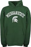 Michigan State Spartans Youth Green Tackle Twill Hooded Sweatshirt