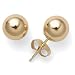 14k Yellow Gold 7mm Ball Earrings