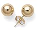Jewelry : 14k Yellow Gold 7mm Ball Earrings