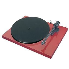 Pro-Ject - Debut III - Platine tourne disque - Rouge Laqu�