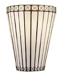 Antique Lace Art Deco Bronze Wall Sconce