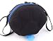 PoopPac Dog Walker Waste Case, Black with Royal Blue Zipper