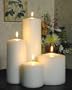 3x3 Pillar Candle (White Unscented) - 3x3-Unscented