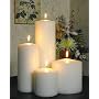 3x6 Pillar Candle (White Unscented) - 3x6-Unscented