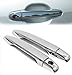 Complete Set 9 Pcs Silver Chrome Handle Cover Trims for Toyota 07-11 Camry 03-09 4Runner 04-10 Sienna 4Door 06-11 Avalon 08-11 Highlander 05-11 Tacoma 03-09 GX 470 04-09 RX330 RX350 Brand New W/ Adhesive Tape