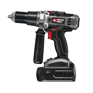 Porter-Cable PC180HDK-2 18-Volt Cordless NiCd Hammer Drill by 