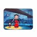 Betty Boop Lenticular Magnet Deluxe 4 x6 inch., 3D Betty Boop Rock n Roll under New York Brooklyn Bridge