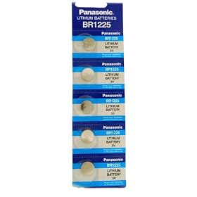 Panasonic BR1225 3 Volt Lithium Coin Battery (pack of 5): Electronics