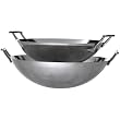Eastman Outdoors 37203 22-inch Deep-Dish Stainless Steel Wok