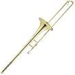 Cecilio Gold Lacquer 2 Tone School Band Bb Trombone w/ Case and Accessories