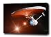 STAR TREK ENTERPRISE BEAUTIFUL CANVAS POSTER MOUNTED 28X20