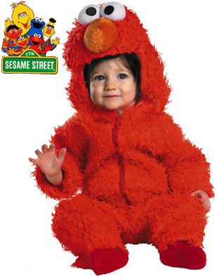 Sesame Street Baby Elmo Plush Costume Infant 12-18M