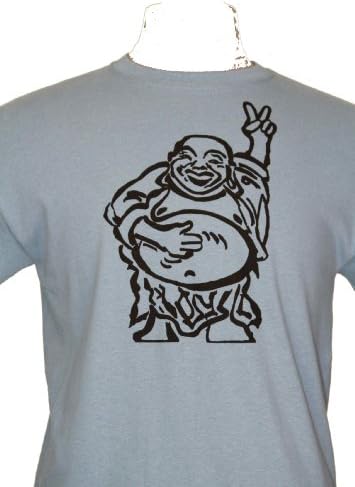 Budha Flashing peace sign T Shirt
