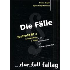Die F�lle, Strafrecht, BT 2 Verm�gensdelikte.