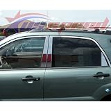 2005-2010 Kia Sportage Polished Window Package 12PC by U.S. Speed