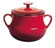 Le Creuset Stoneware Bean Pot, Cerise, Large 4 Litre
