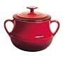 Le Creuset Stoneware Bean Pot, Cerise, Large 4 Litre