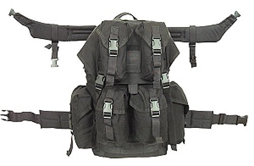 Tactical Assault Pack / Backpack - Military Spec - Unisex - Black