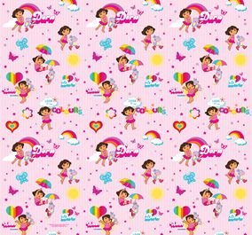 Dora the Explorer Wrapping Paper - 4m Gift Wrap Roll