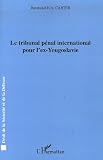 Revue Editions L'Harmattan  / Le tribunal pénal international pour l'ex-Yougoslavie