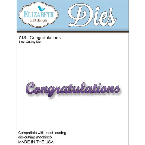 Elizabeth Craft Designs Elizabeth Craft Metal Die, Congratulations